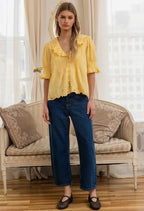 Buttercup Ruffles Top