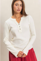 Waffle Stack Henley