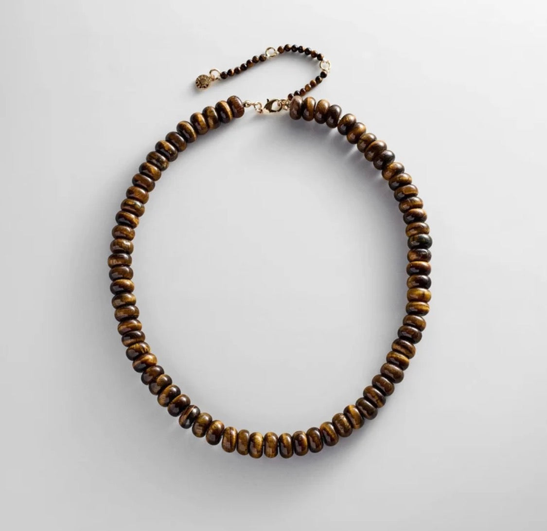 Baublebar Joyce  Beaded Necklace - Tiger's Eye