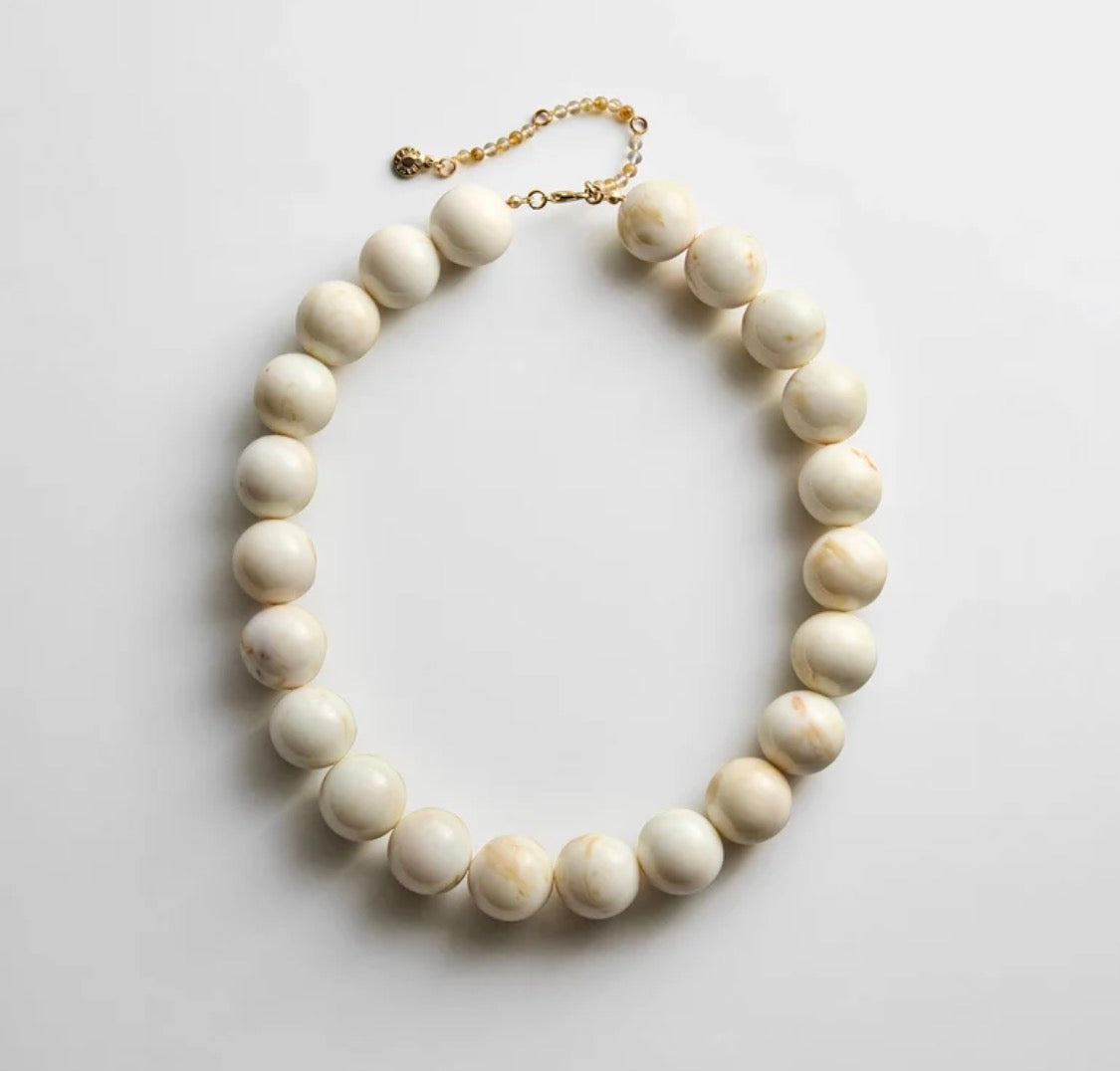 Baublebar Jane Beaded Necklace - Ivory