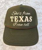 Texas I can Tell Hat