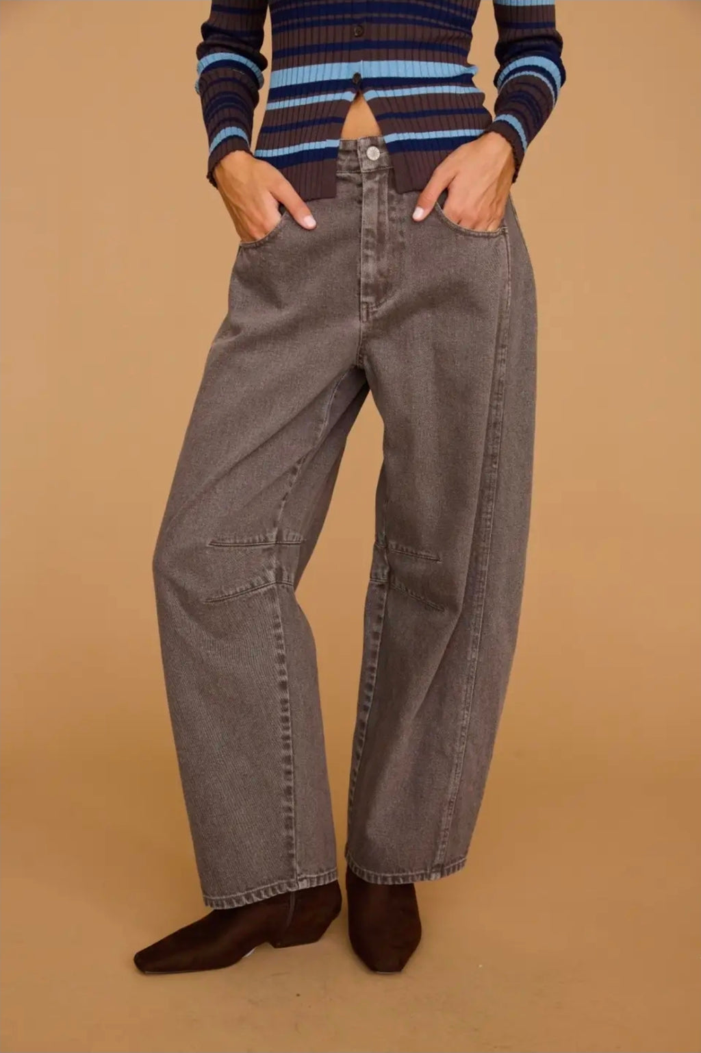 Rio Wash Barrel Jeans