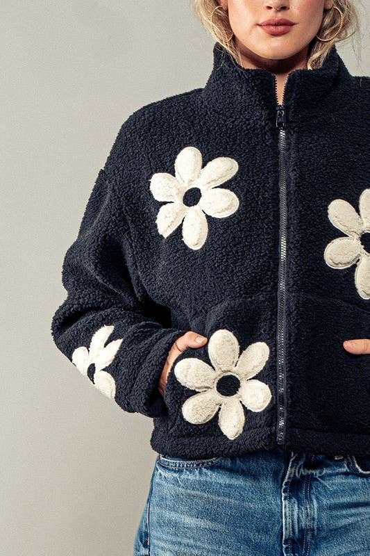 Mallory Fleece Zip Up Jacket