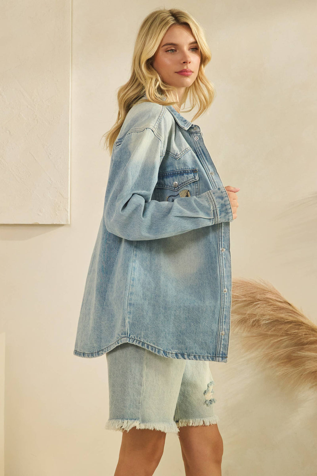 Hold Your Horses Denim Shirt