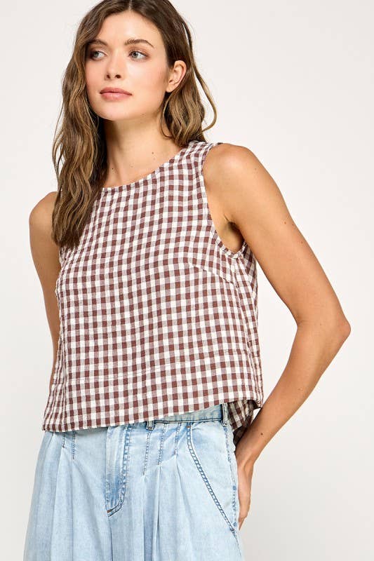 Lori Gingham Tank