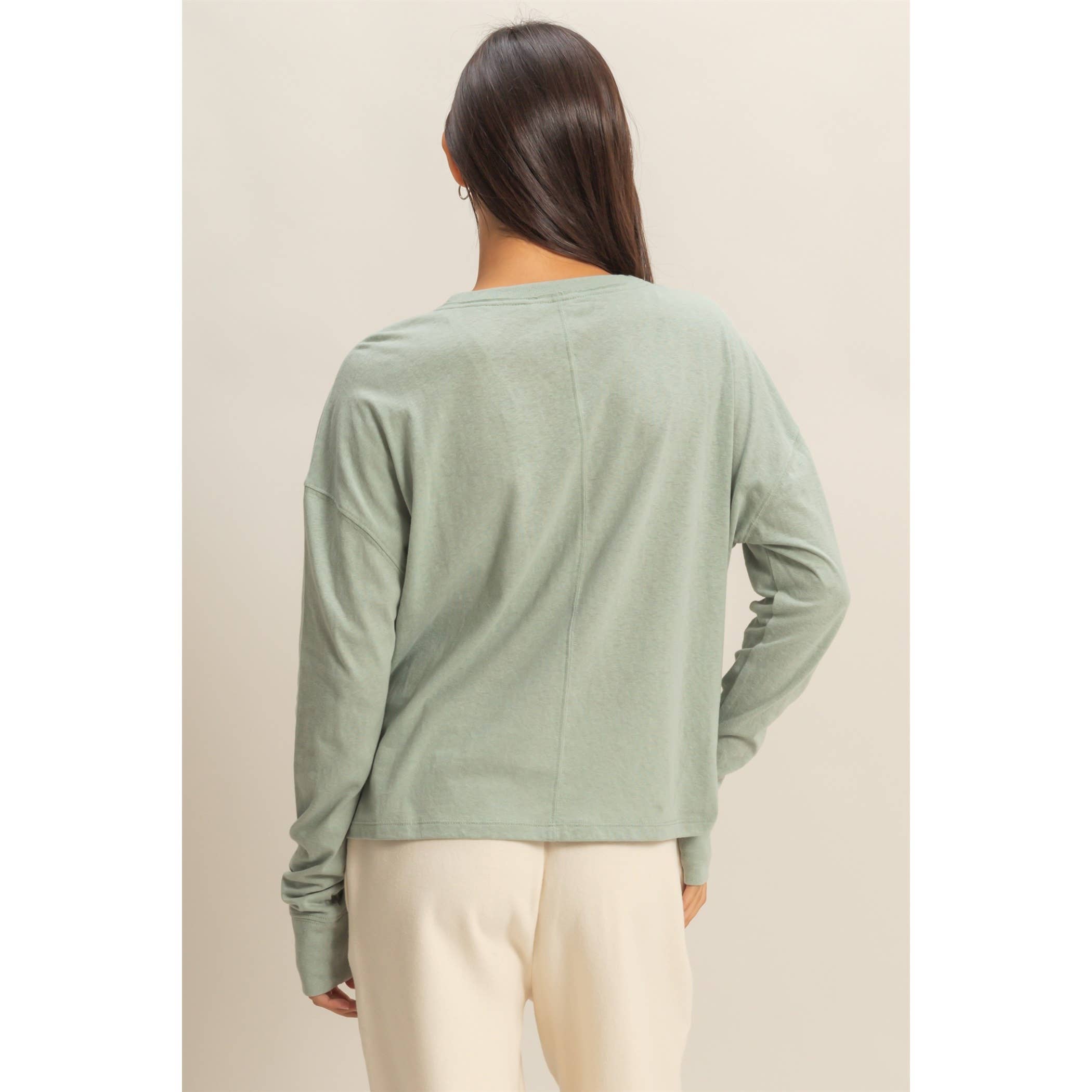 Iceberg Green Crew Tee