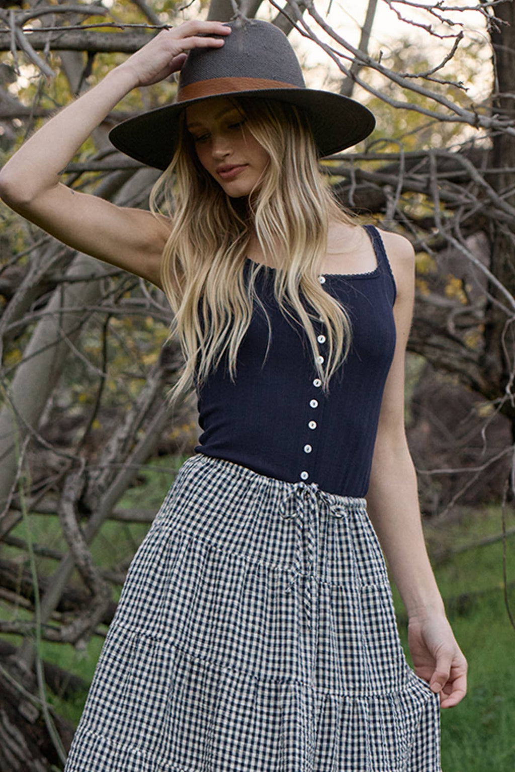 Pointelle Tank Top