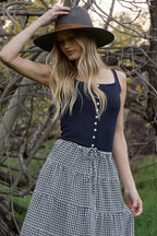 Pointelle Tank Top