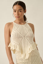 Bonnie Crochet Tank Top
