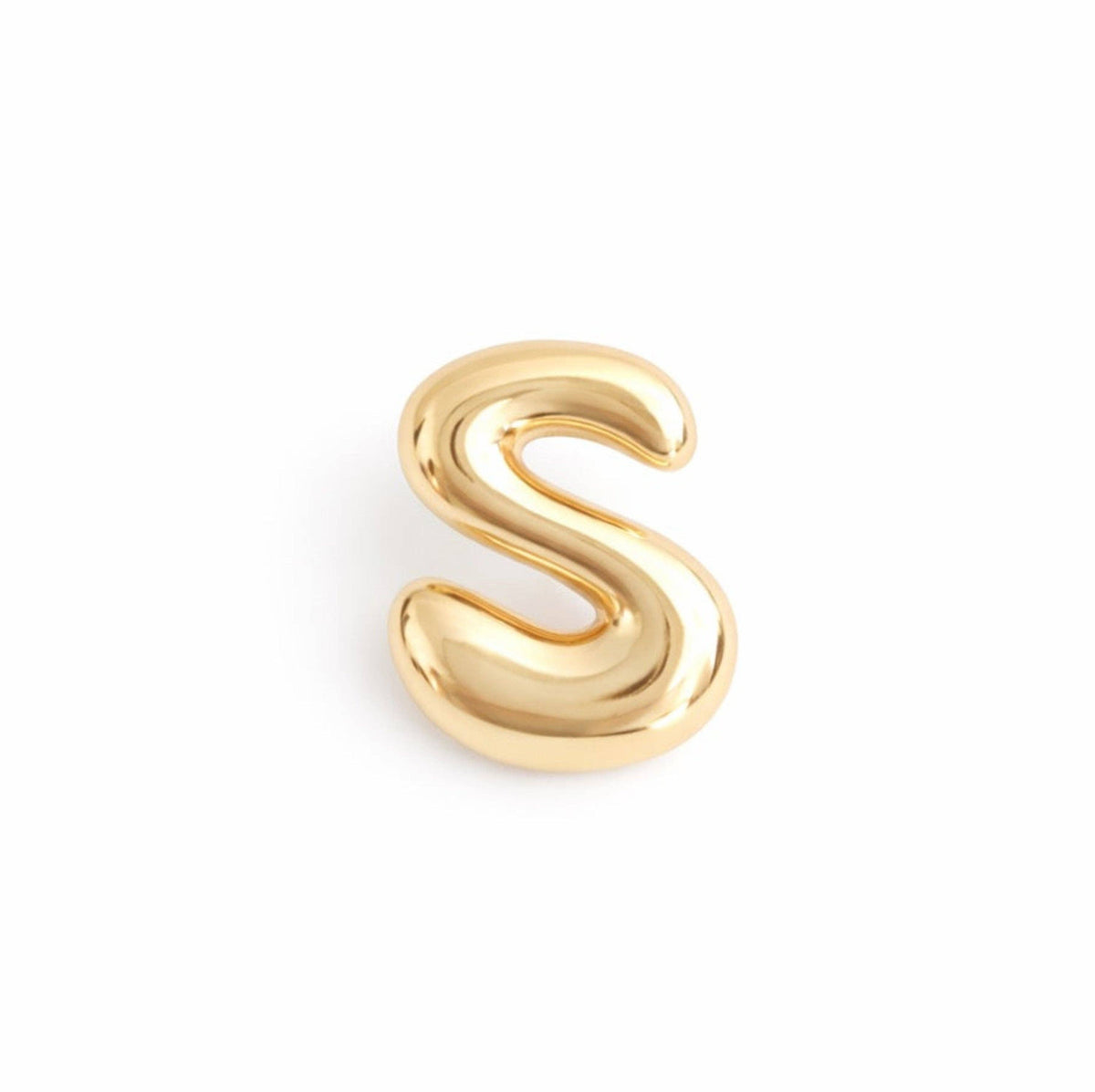 Balloon Letter Initial Brooch