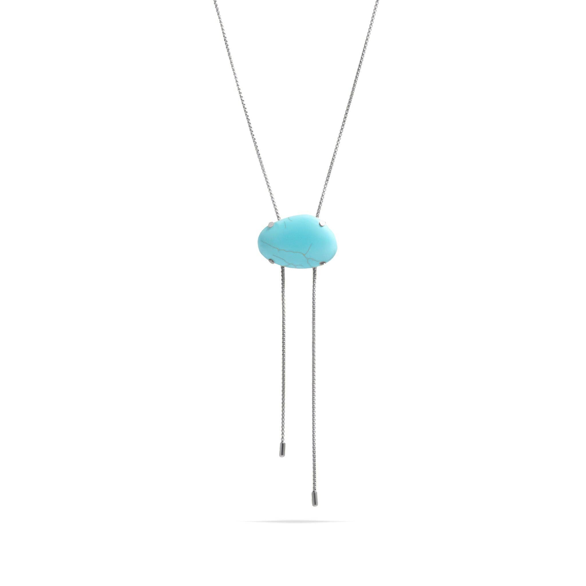 Turquoise Charm Bolo
