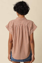 Lady Gingham Top