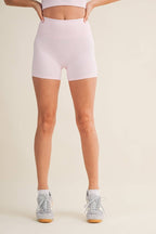 Biker Shorts: Pink / S