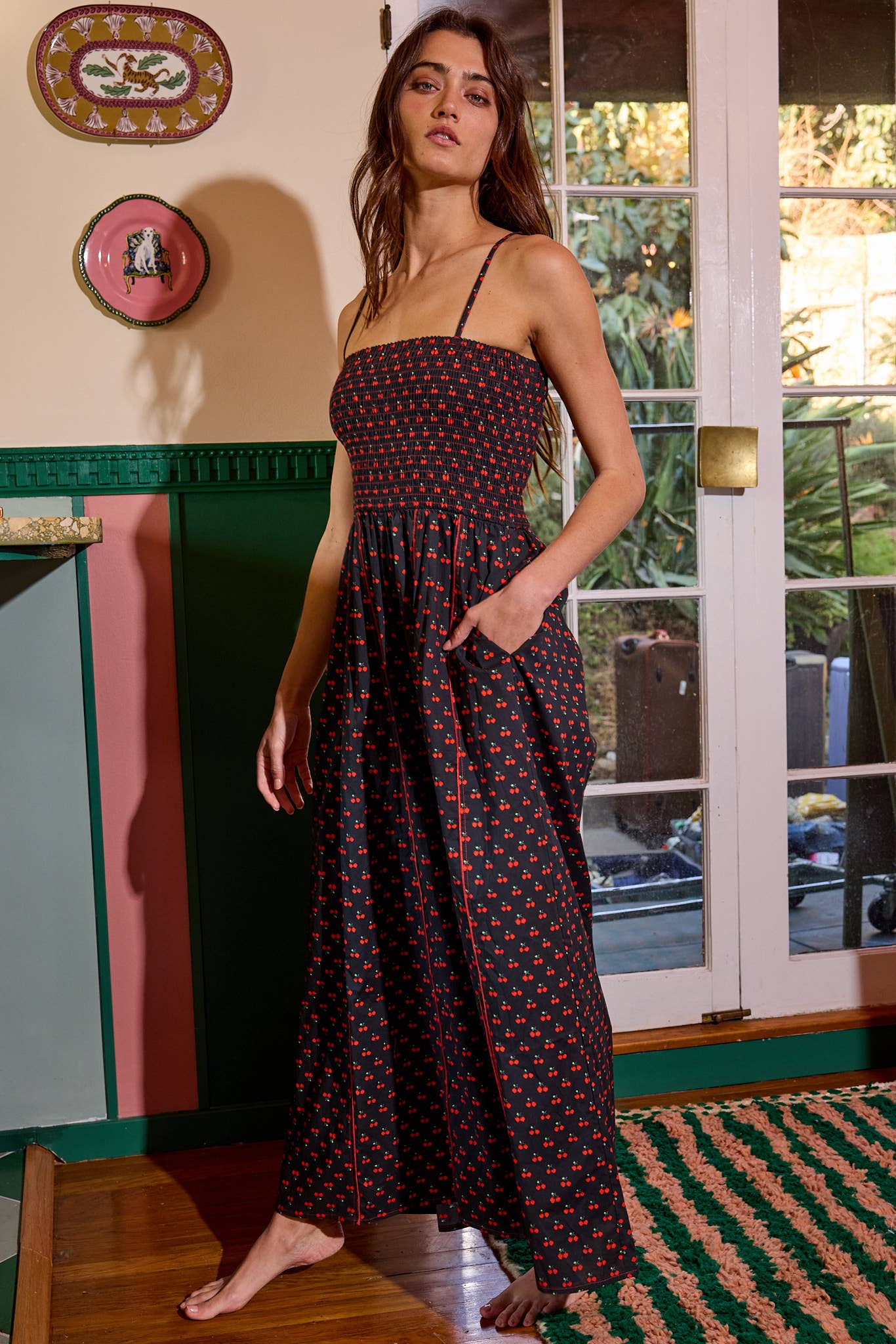 Jennifer Smocked Jumpsuit