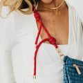 Randi Rope Strap: Red