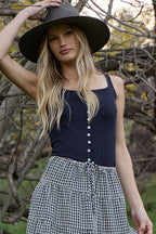 Pointelle Tank Top