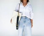 The Everyday Tote –Ivory (Bag Only): Big (bag only)