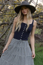 Pointelle Tank Top