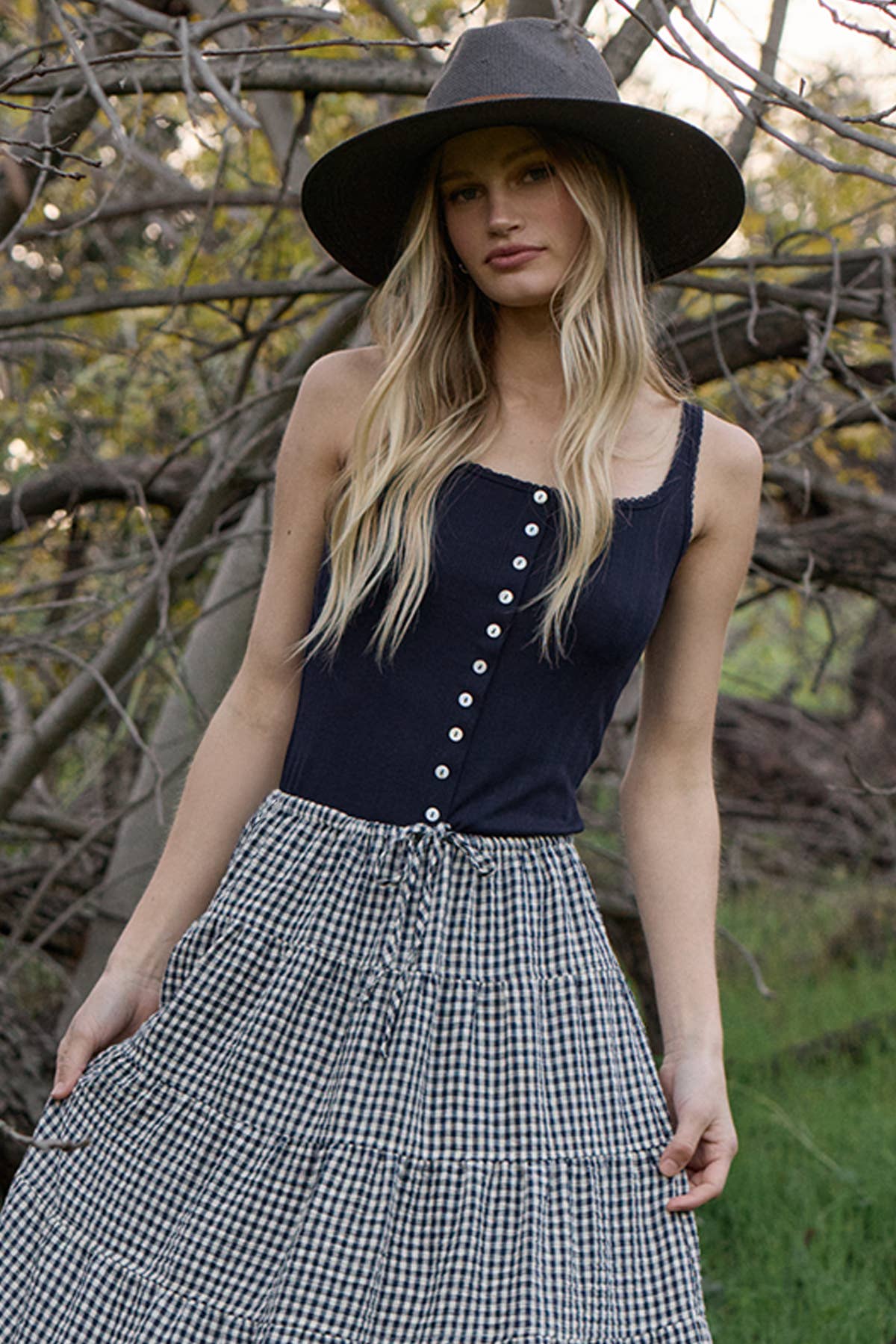 Pointelle Tank Top