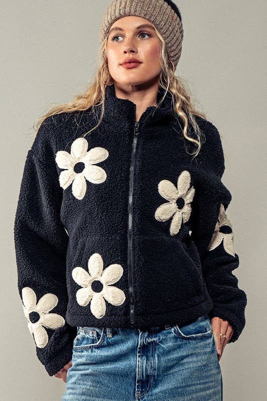 Mallory Fleece Zip Up Jacket