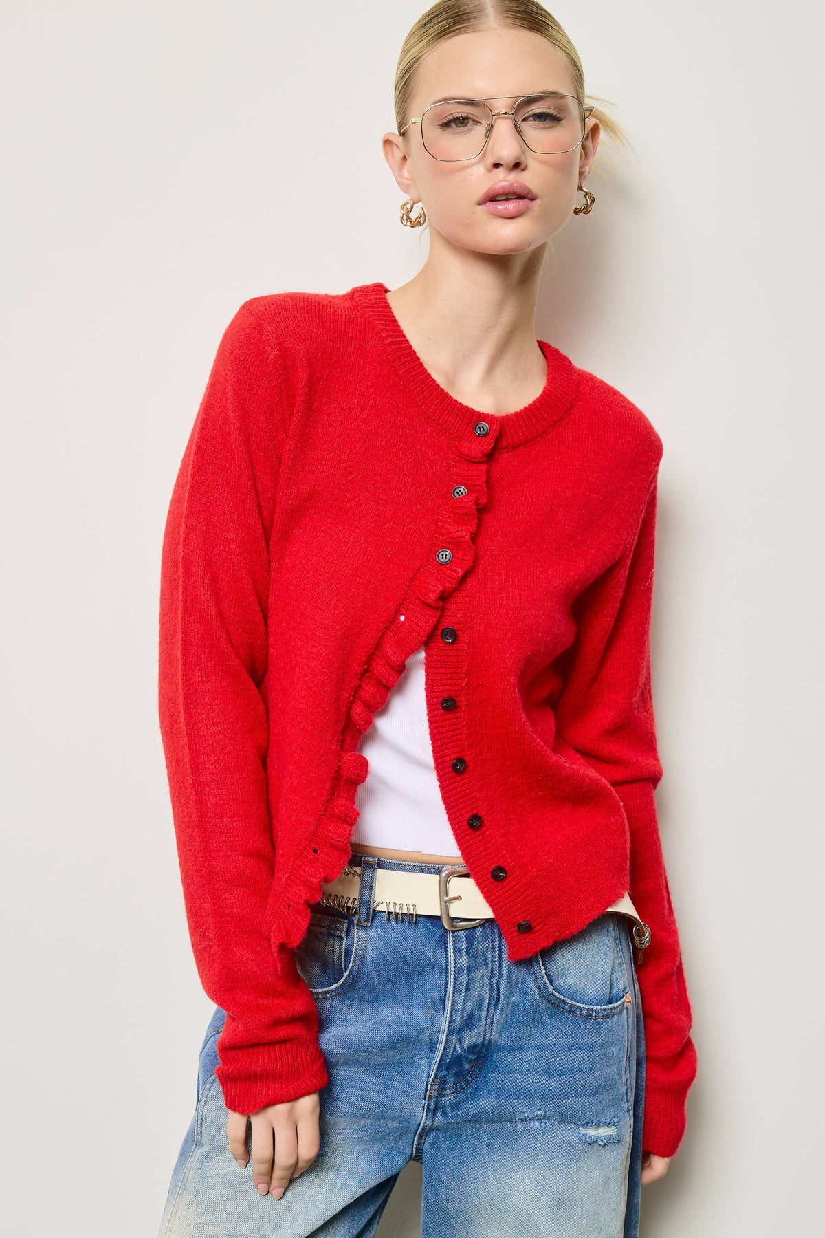 Seeing Red Cardigan