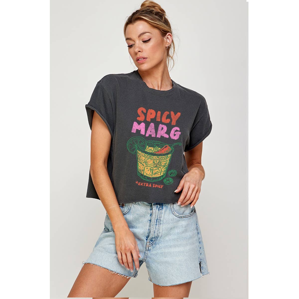 Spicy Marg Cropped Tee