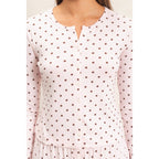 Tickled Pink Dot Top