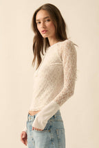 Rosette Henley Top