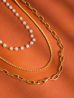Stacked Pearl Necklace