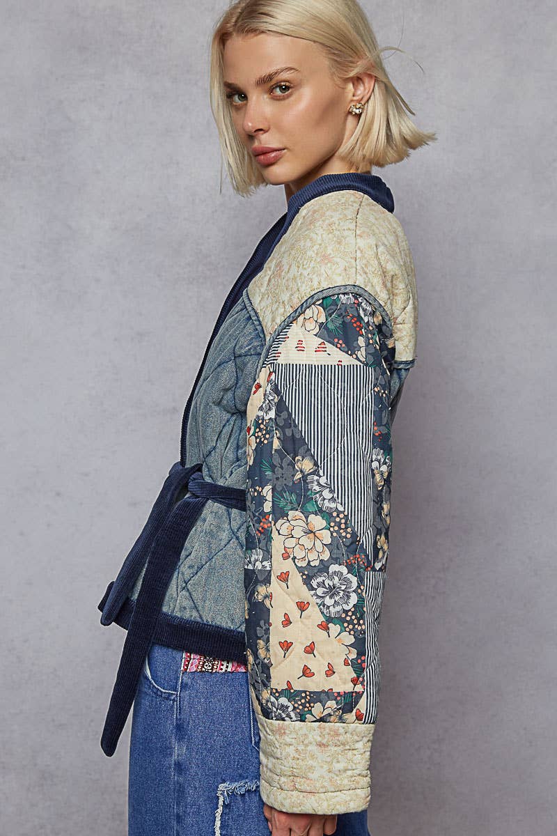 Quilted Cardigan