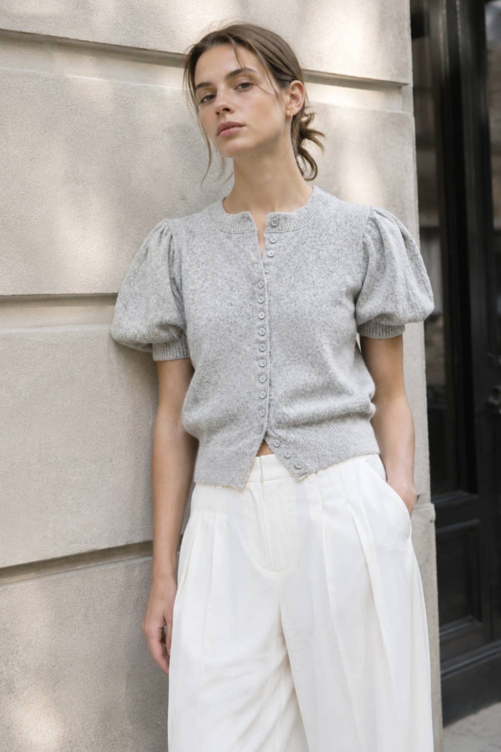 Cotton Ball Cardigan