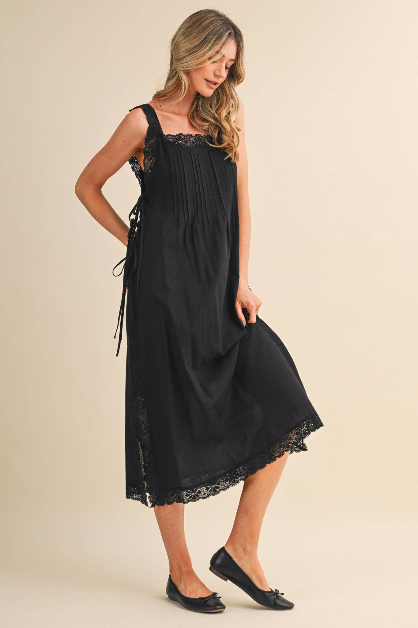 Midnight Lace Midi
