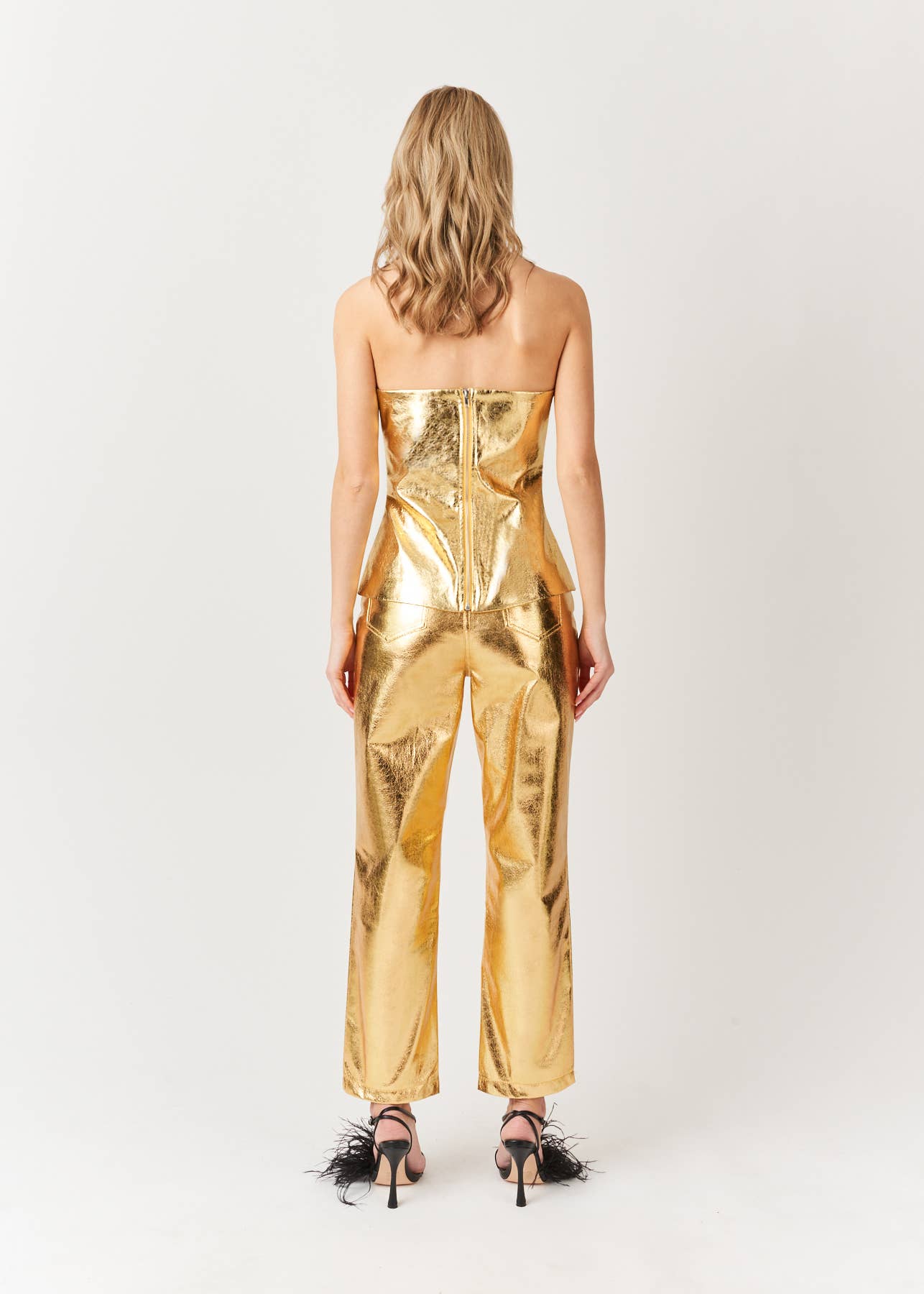 Gold Party Pants