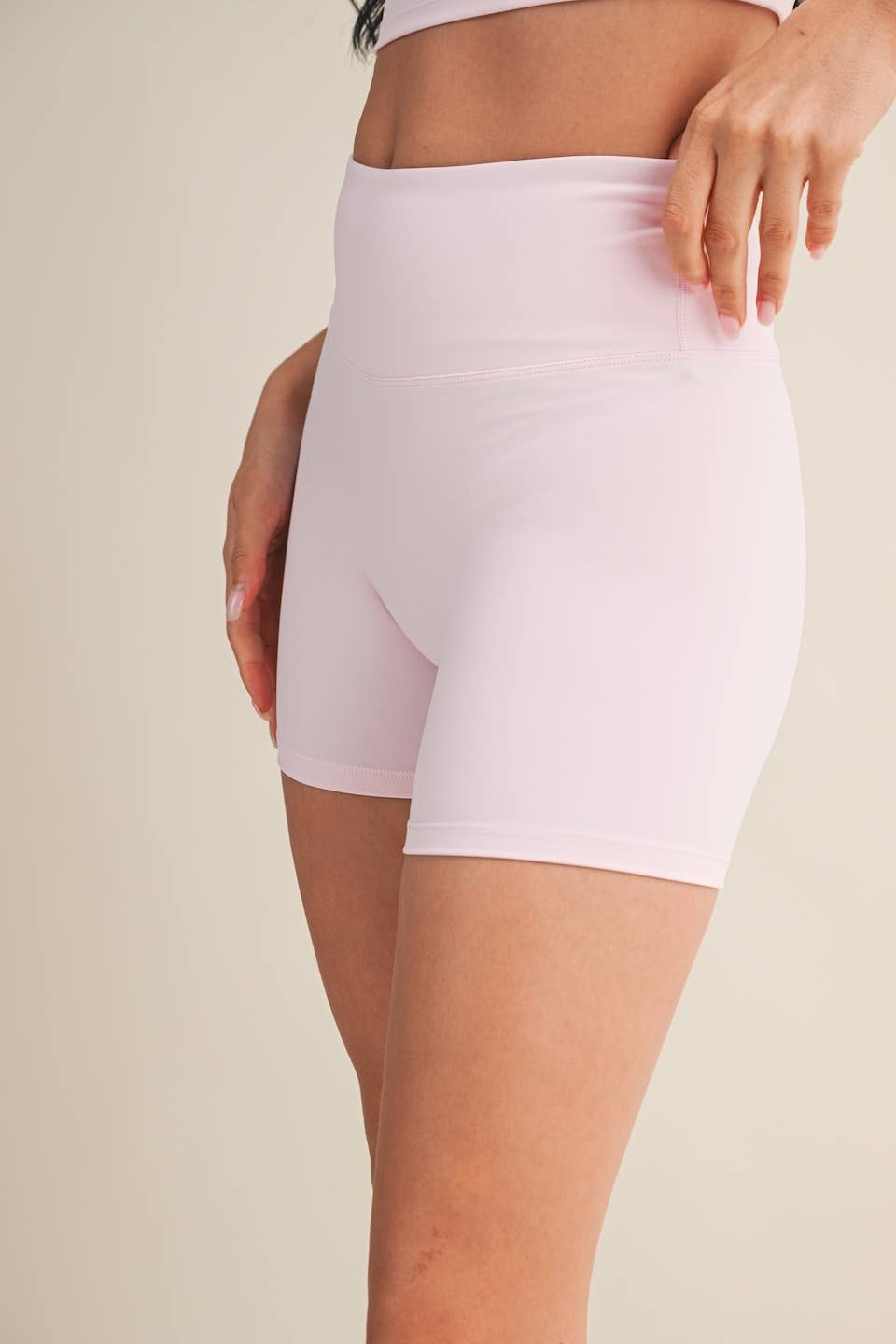 Biker Shorts: Pink / S