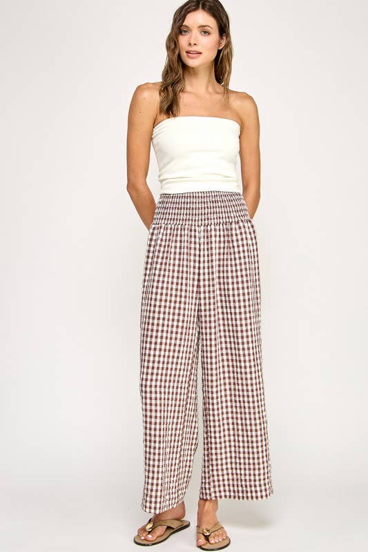 Linda Gingham Pants