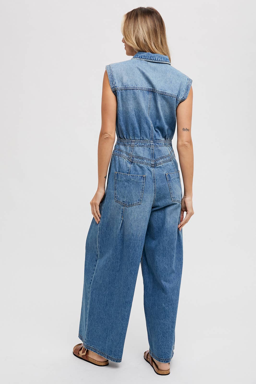Megan Denim Jumpsuit