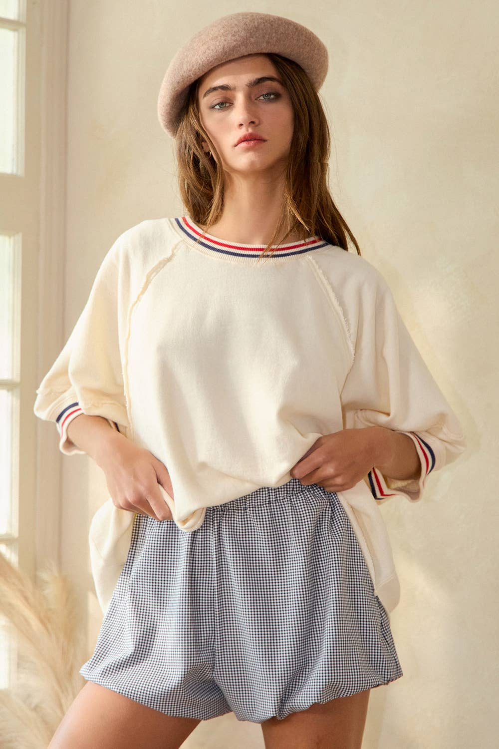 Chloe Bubble Hem Shorts