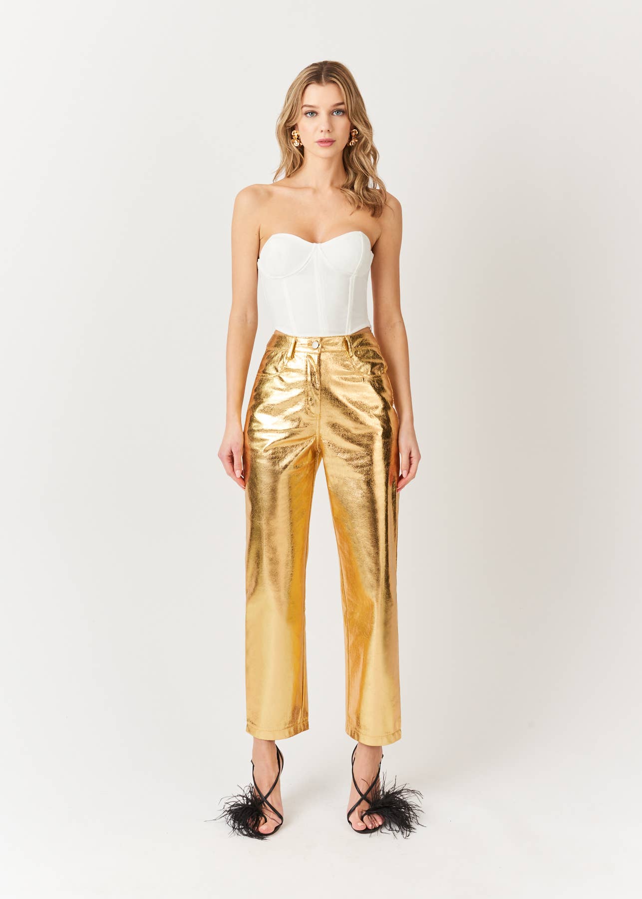 Gold Party Pants