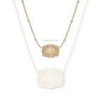 SpurWest Ultra Mini Belt Buckle Initial Necklace