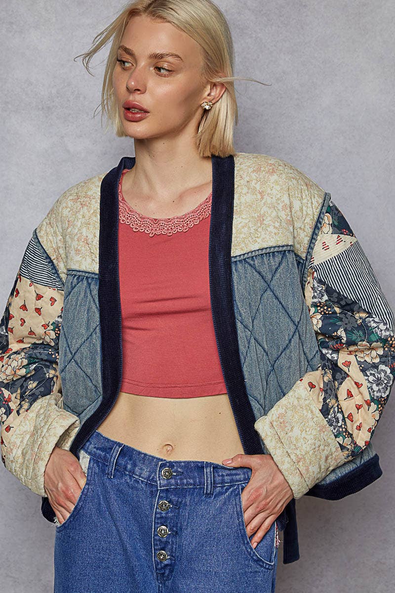 Quilted Cardigan