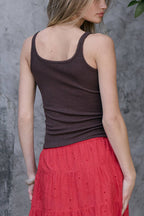 Pointelle Tank Top