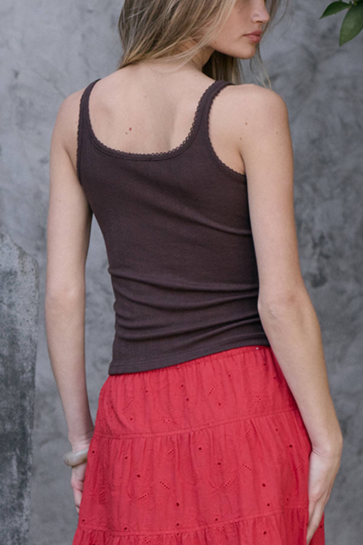 Pointelle Tank Top