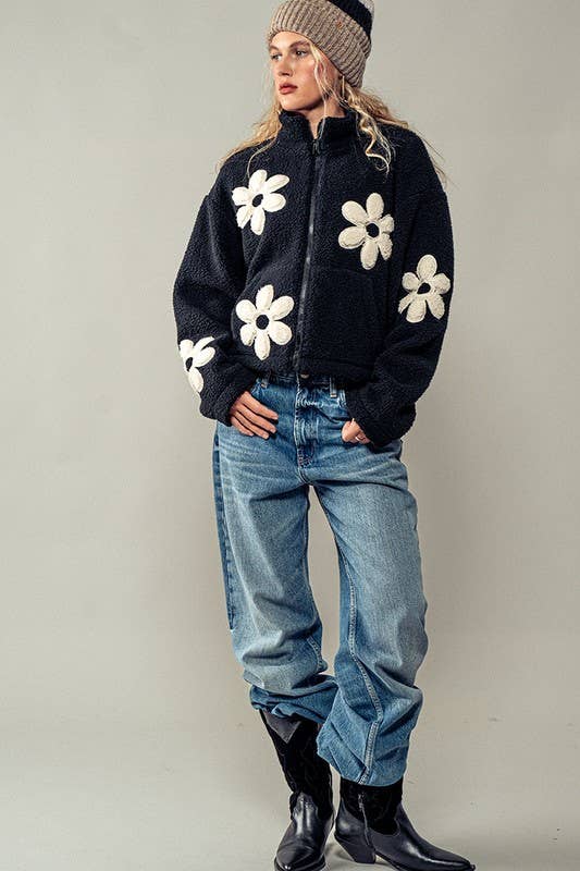 Mallory Fleece Zip Up Jacket