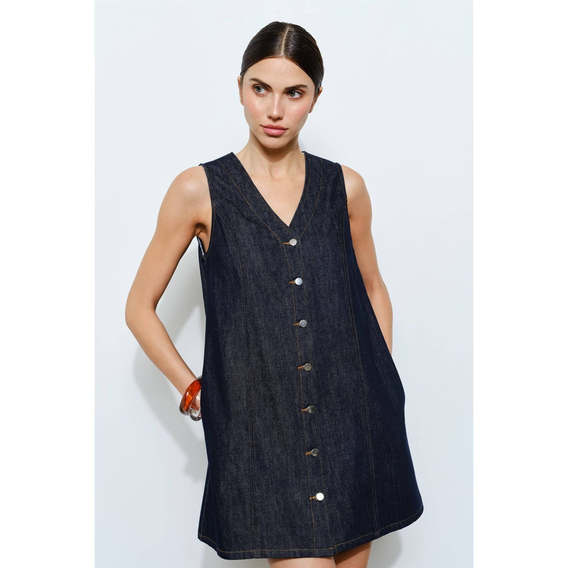 Marigold Denim Dress