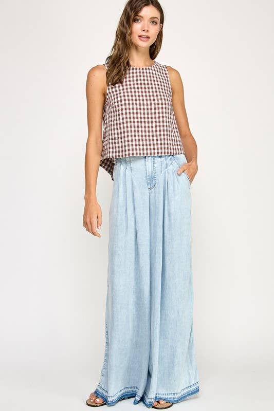 Lori Gingham Tank