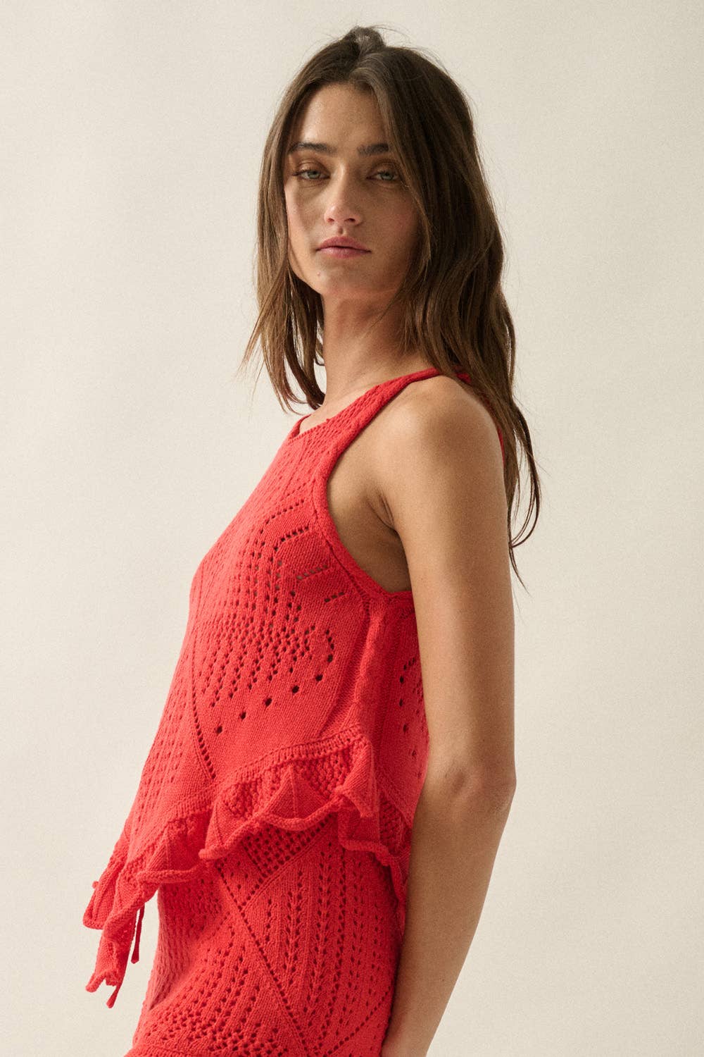 Bonnie Crochet Tank Top
