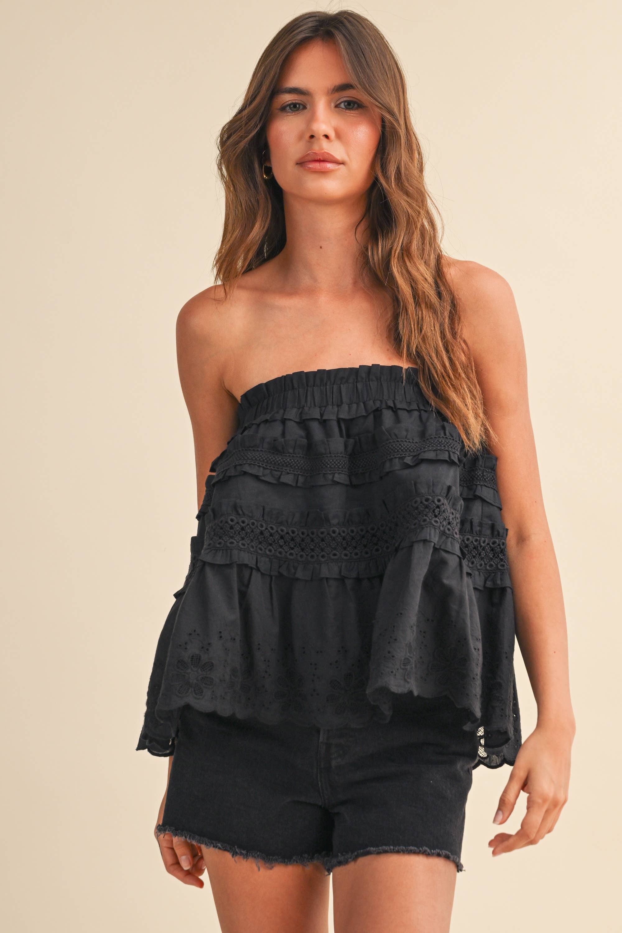 Tipper Strapless Top