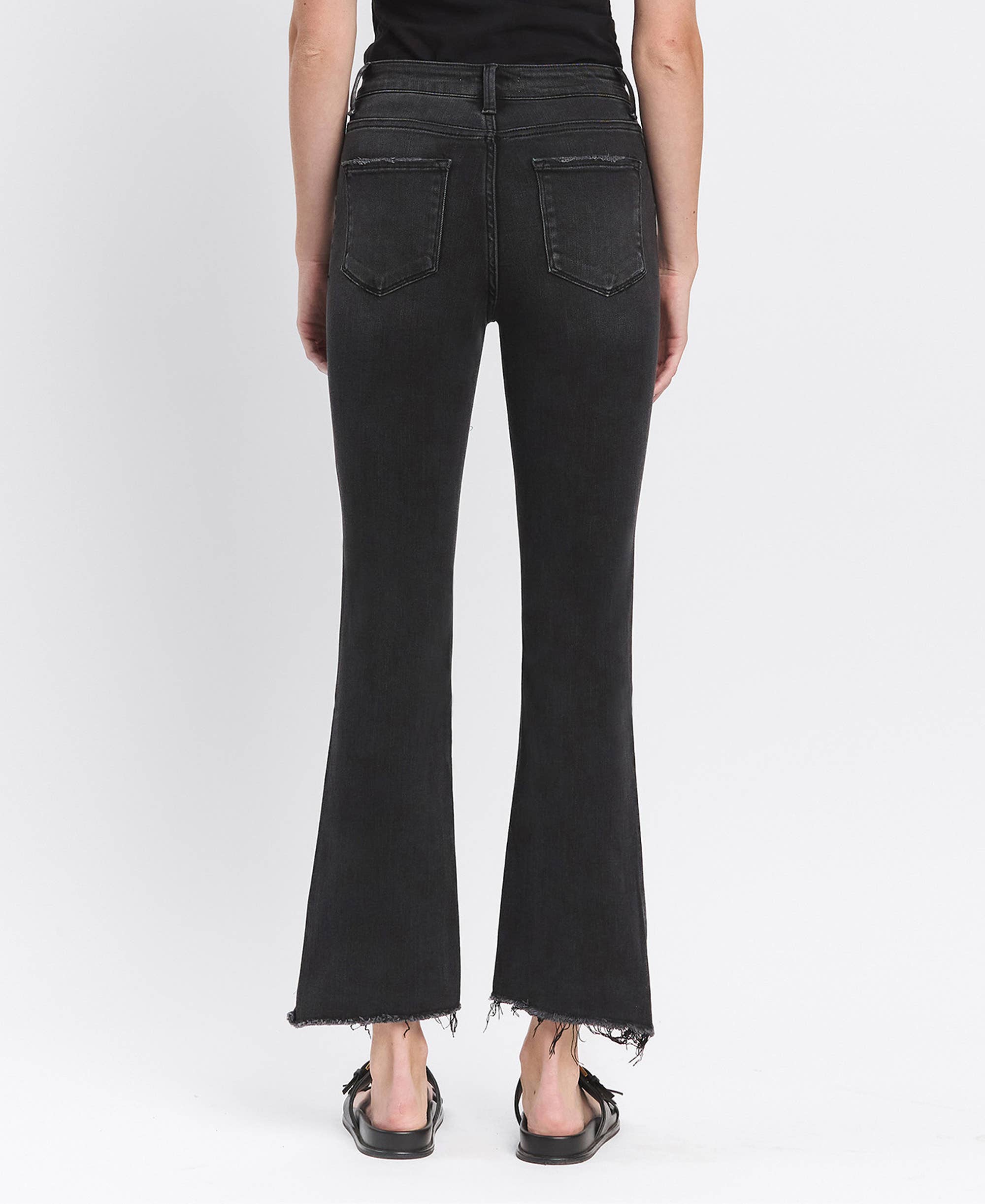 Mona Crop Flare Jeans