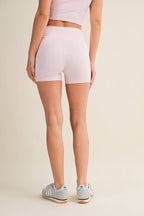 Biker Shorts: Pink / L