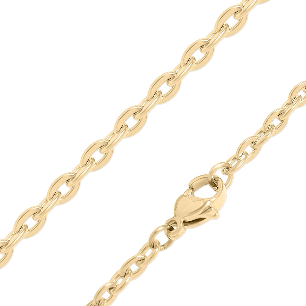 18K Gold PVD Stainless Steel Engravable Butterfly Necklace : Gold